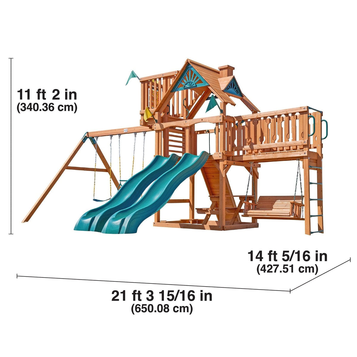 Summerville Deluxe Swing Set - Prioka