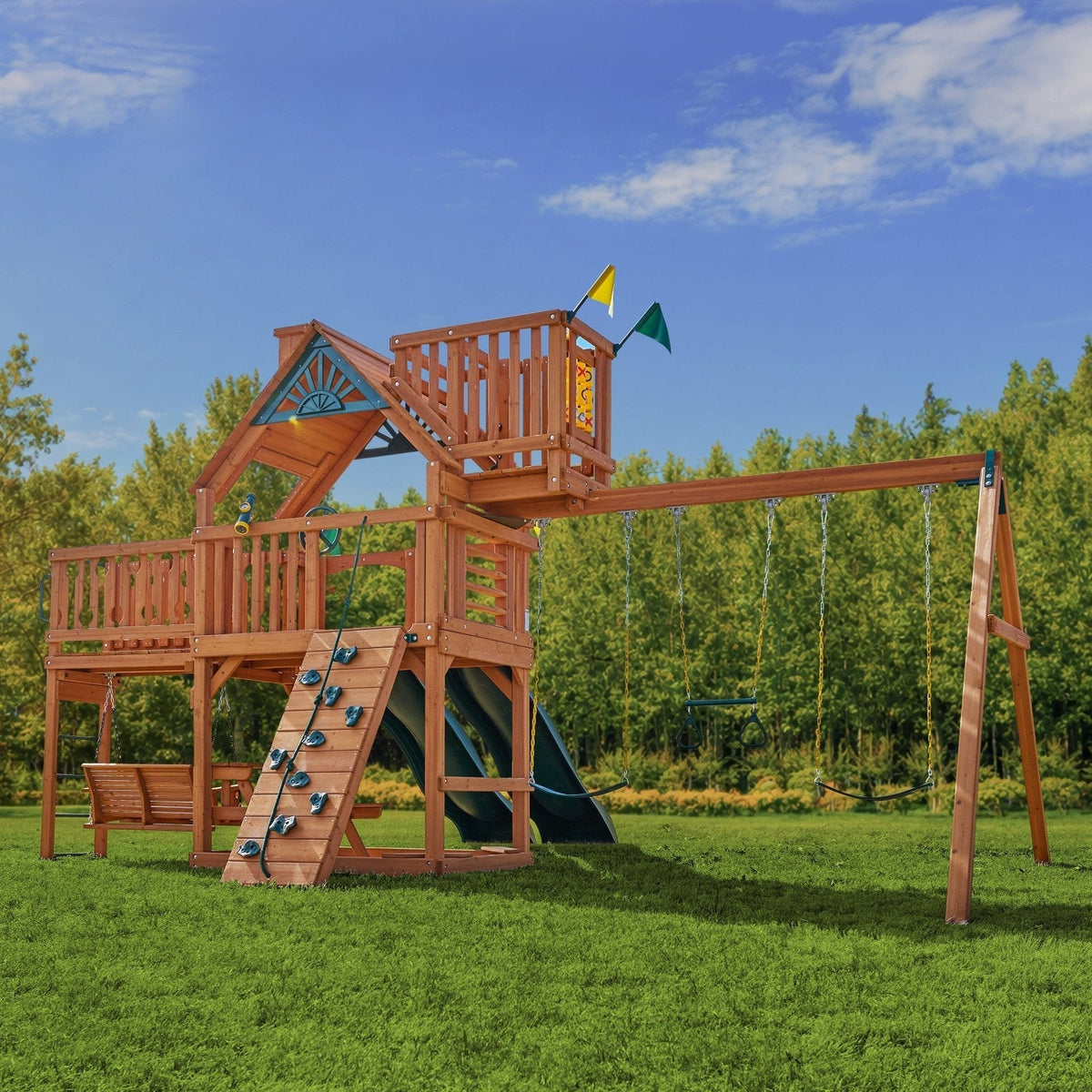Summerville Deluxe Swing Set - Prioka