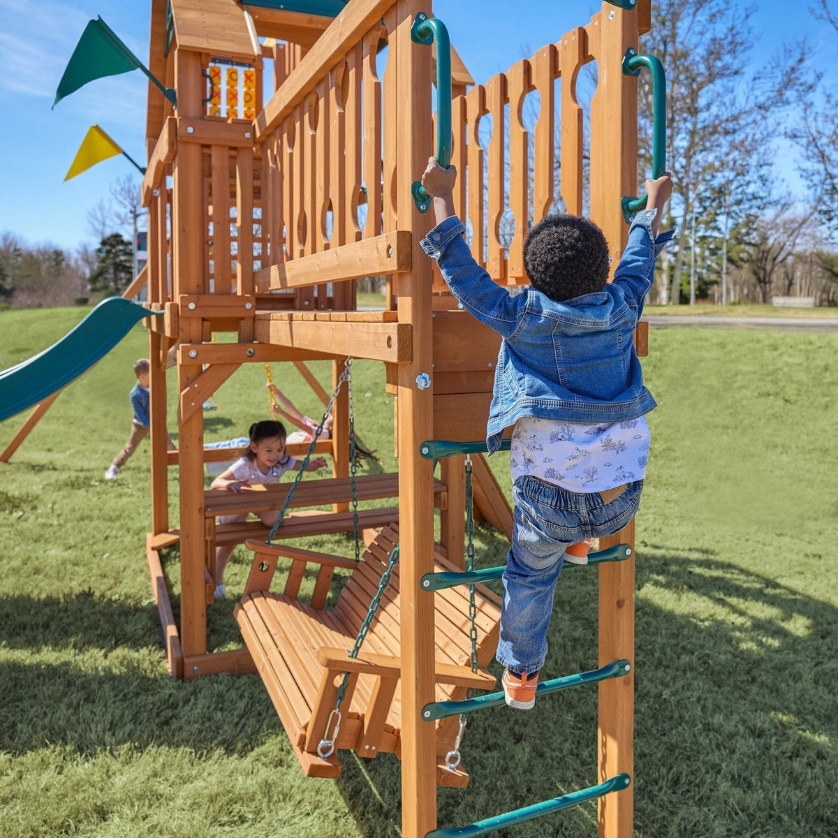 Summerville Deluxe Swing Set - Prioka