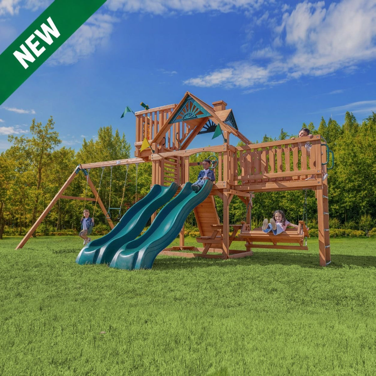 Summerville Deluxe Swing Set - Prioka
