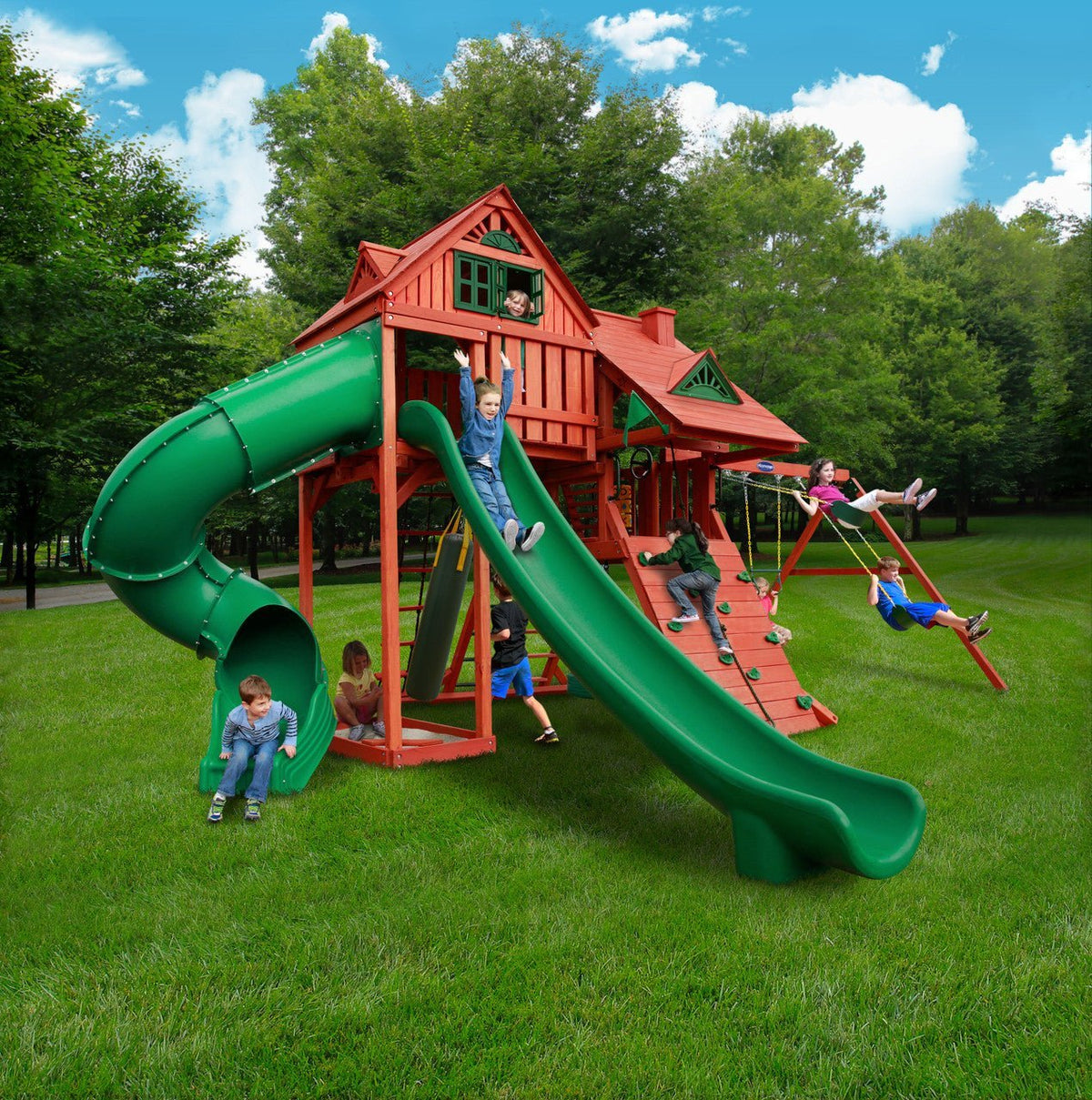 Sun Palace Deluxe Swing Set - Prioka