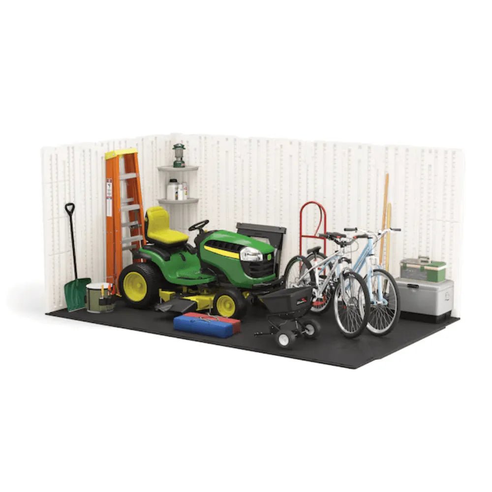 Suncast Tremont 8 ft. x 10 ft. Resin Storage Shed with Floor - Prioka