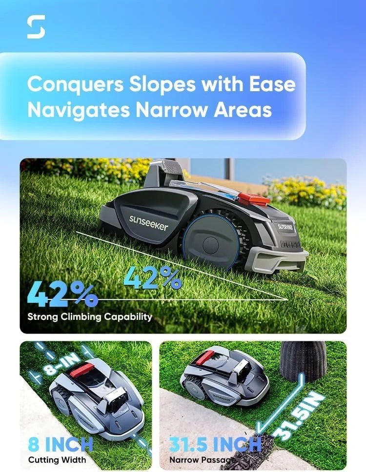 Sunseeker V3 Quiet Lawn Mowers. - Prioka