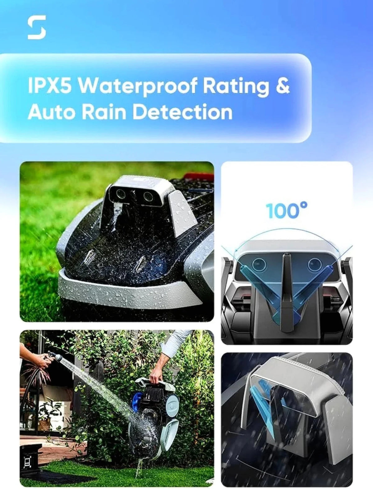 Sunseeker V3 Robotic Lawn Mower with AI Vision and Wireless Smart Navigation - Prioka