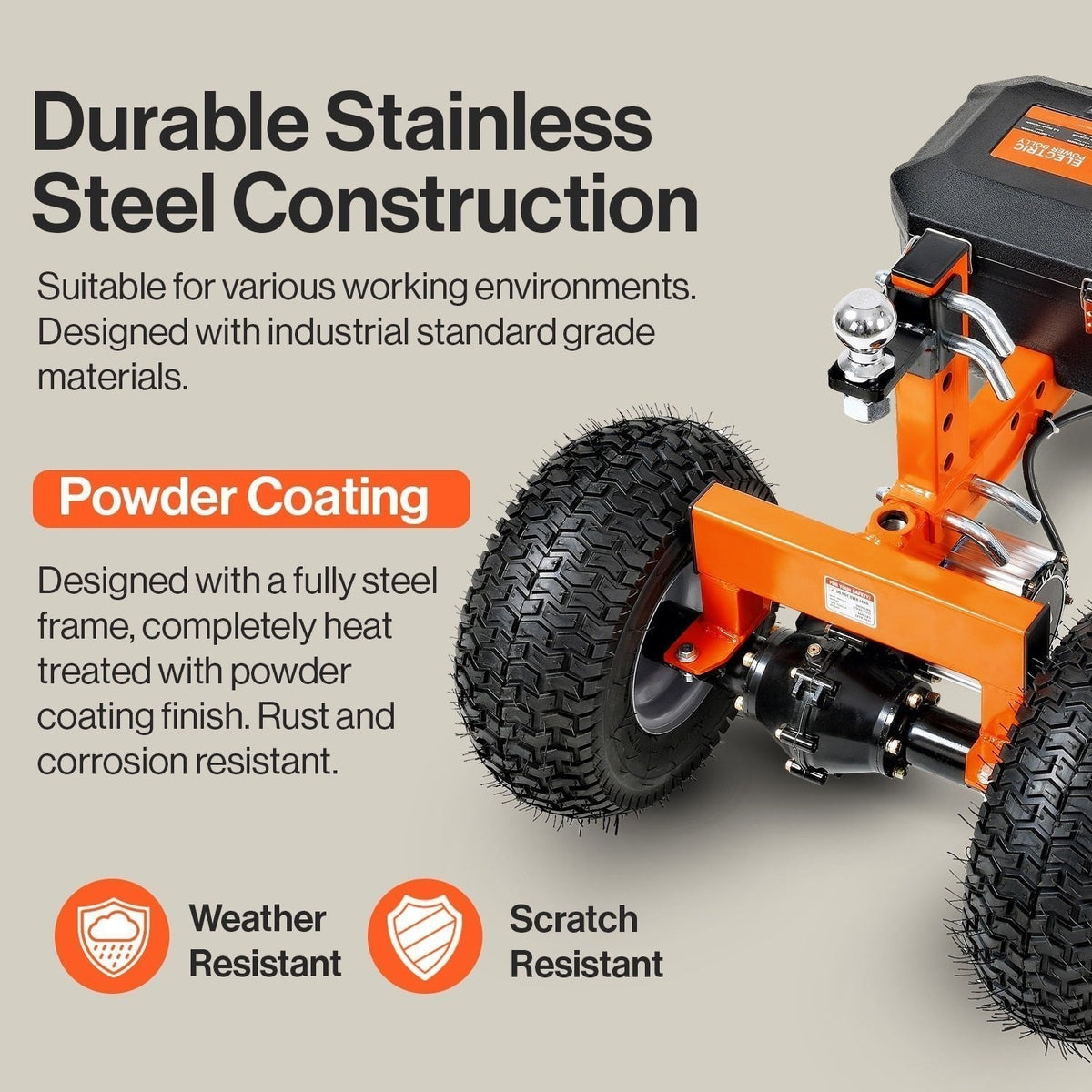 SuperHandy Orange Steel Dolly 5396040 - Prioka