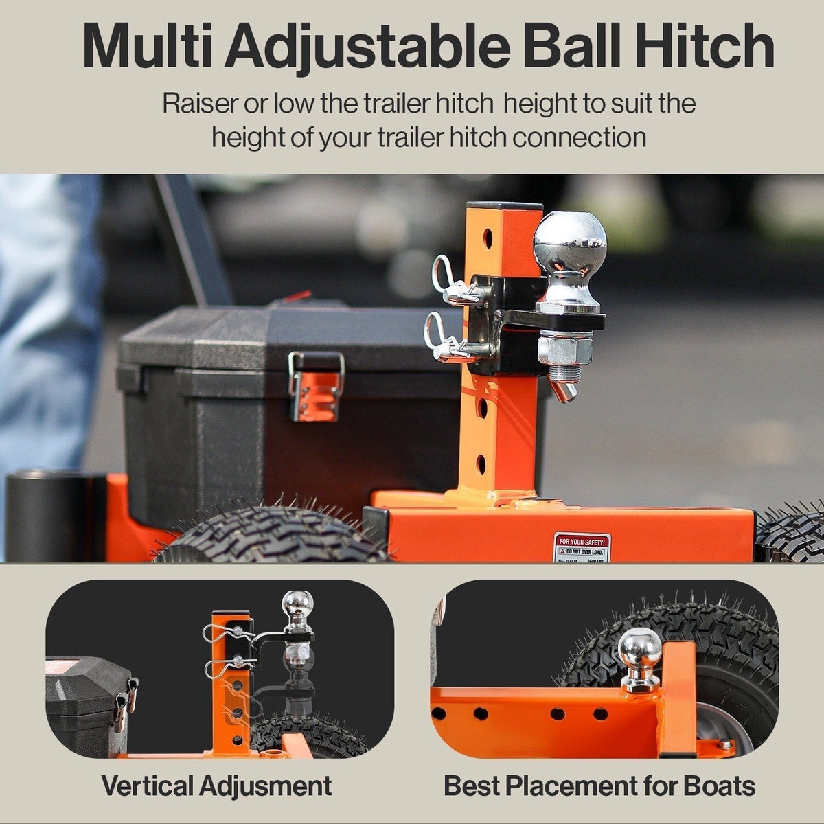 SuperHandy Orange Steel Dolly 5396040 - Prioka