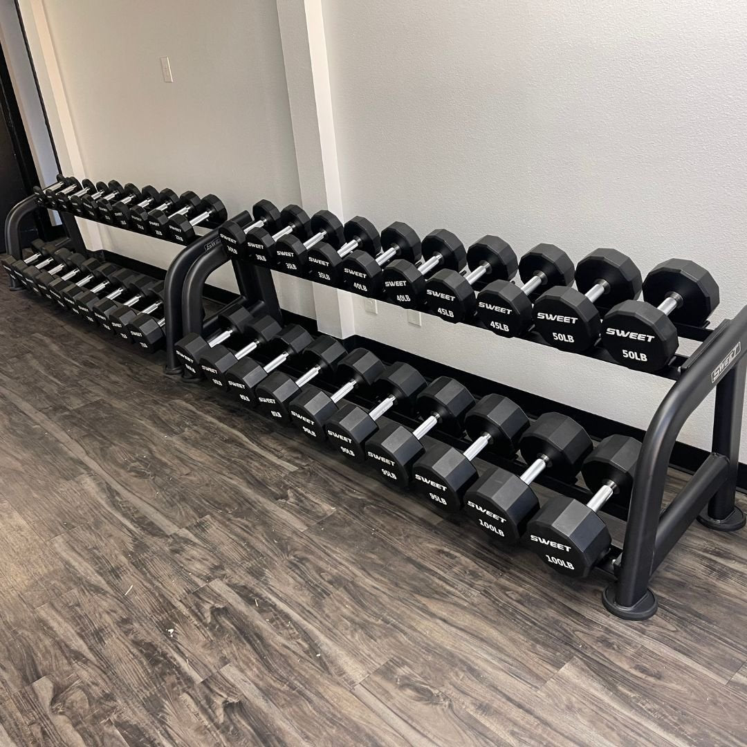 Sweet Dumbbell Set 5-100 lb (Rack sold seperately) - Prioka