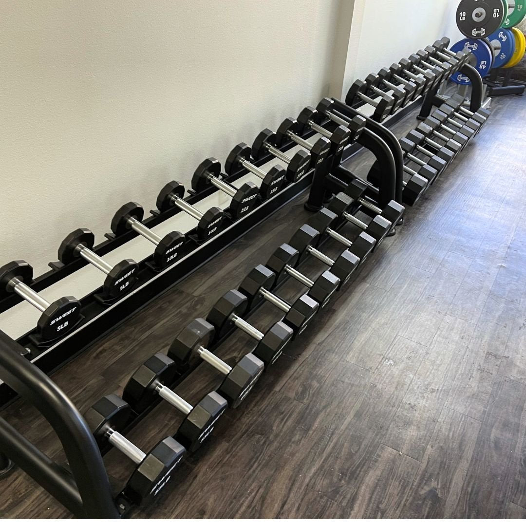 Sweet Dumbbell Set 5-100 lb (Rack sold seperately) - Prioka