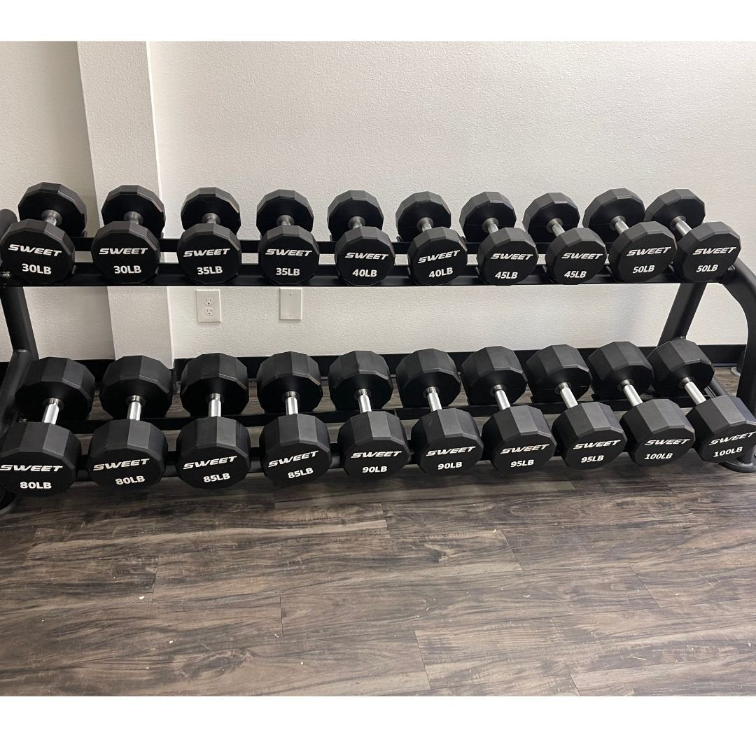 Sweet Dumbbell Set 5-100 lb (Rack sold seperately) - Prioka