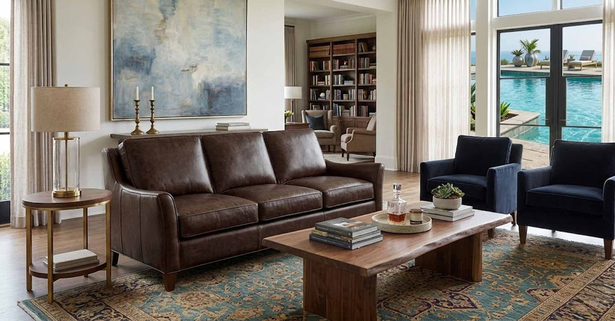 Tatum Leather Sofa - Prioka