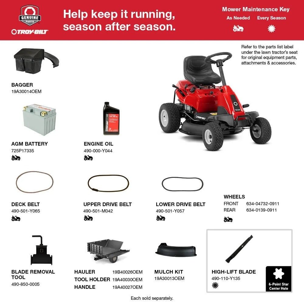 TB30B Compact Riding Lawn Mower - Prioka