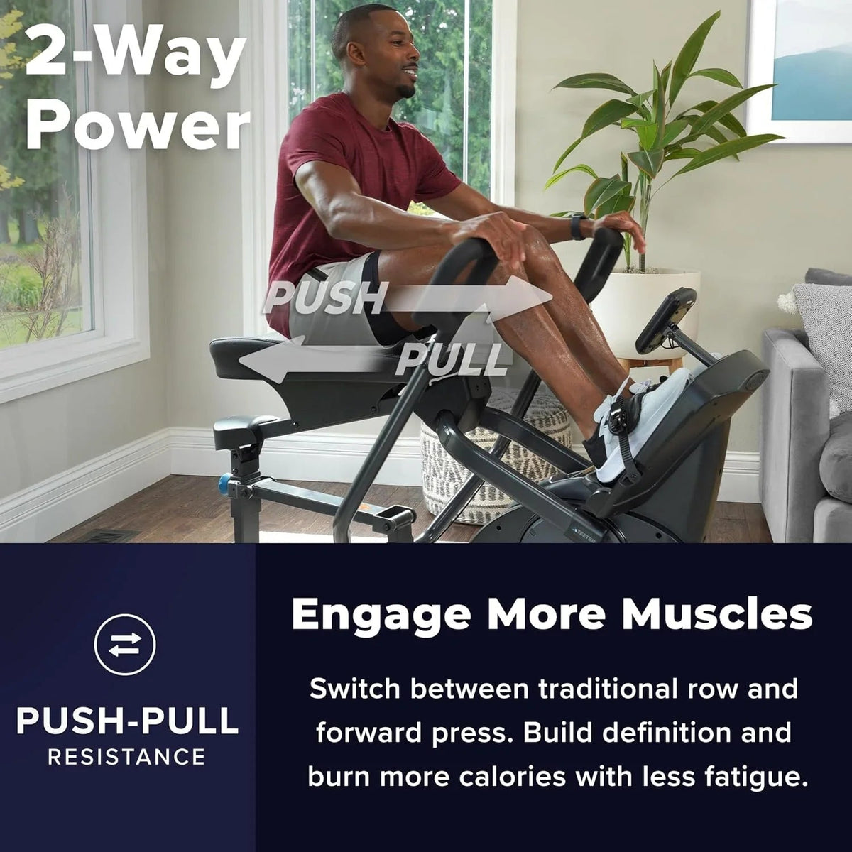 Teeter Power10 Elliptical Rowers. - Prioka