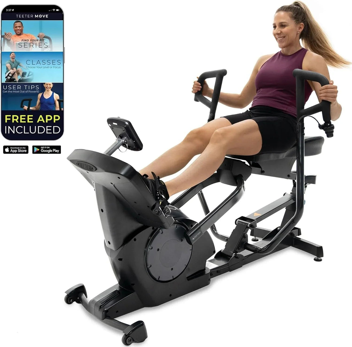 Teeter Power10 Elliptical Rowers. - Prioka