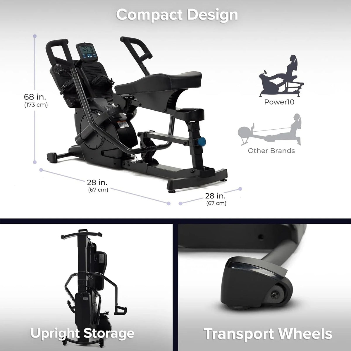 Teeter Power10 Elliptical Rowers. - Prioka