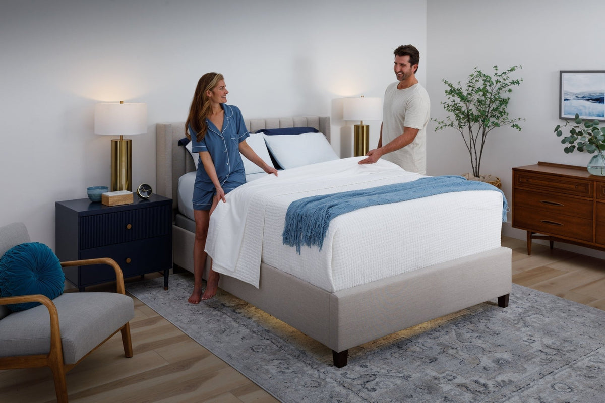 TEMPUR-ActiveBreeze® Smart Bed - Dual-Zone Climate Control Sleep System - Prioka