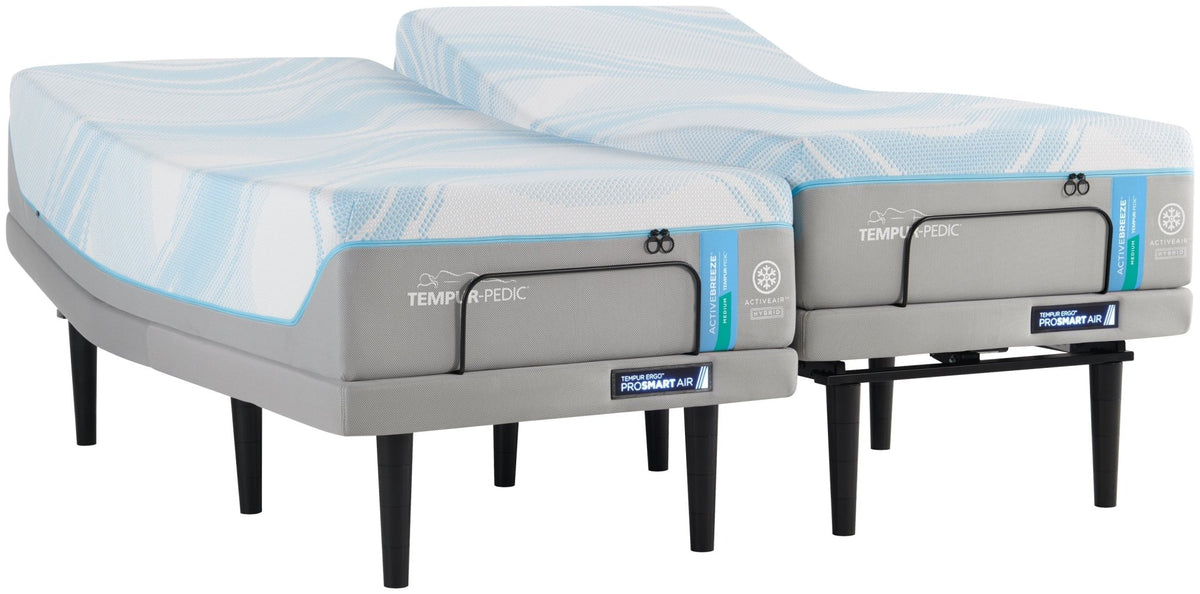 TEMPUR-ActiveBreeze® Smart Bed - Dual-Zone Climate Control Sleep System - Prioka