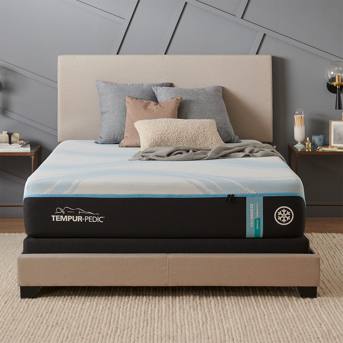 Tempur-Pedic® ProBreeze® 12" Medium Mattress - Advanced 5° Cooling - Prioka