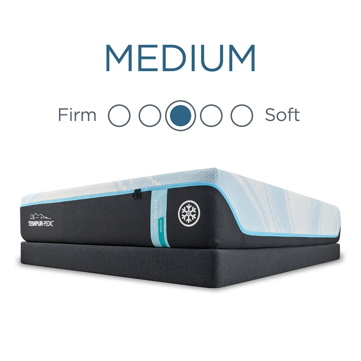 Tempur-Pedic® ProBreeze® 12" Medium Mattress - Advanced 5° Cooling - Prioka