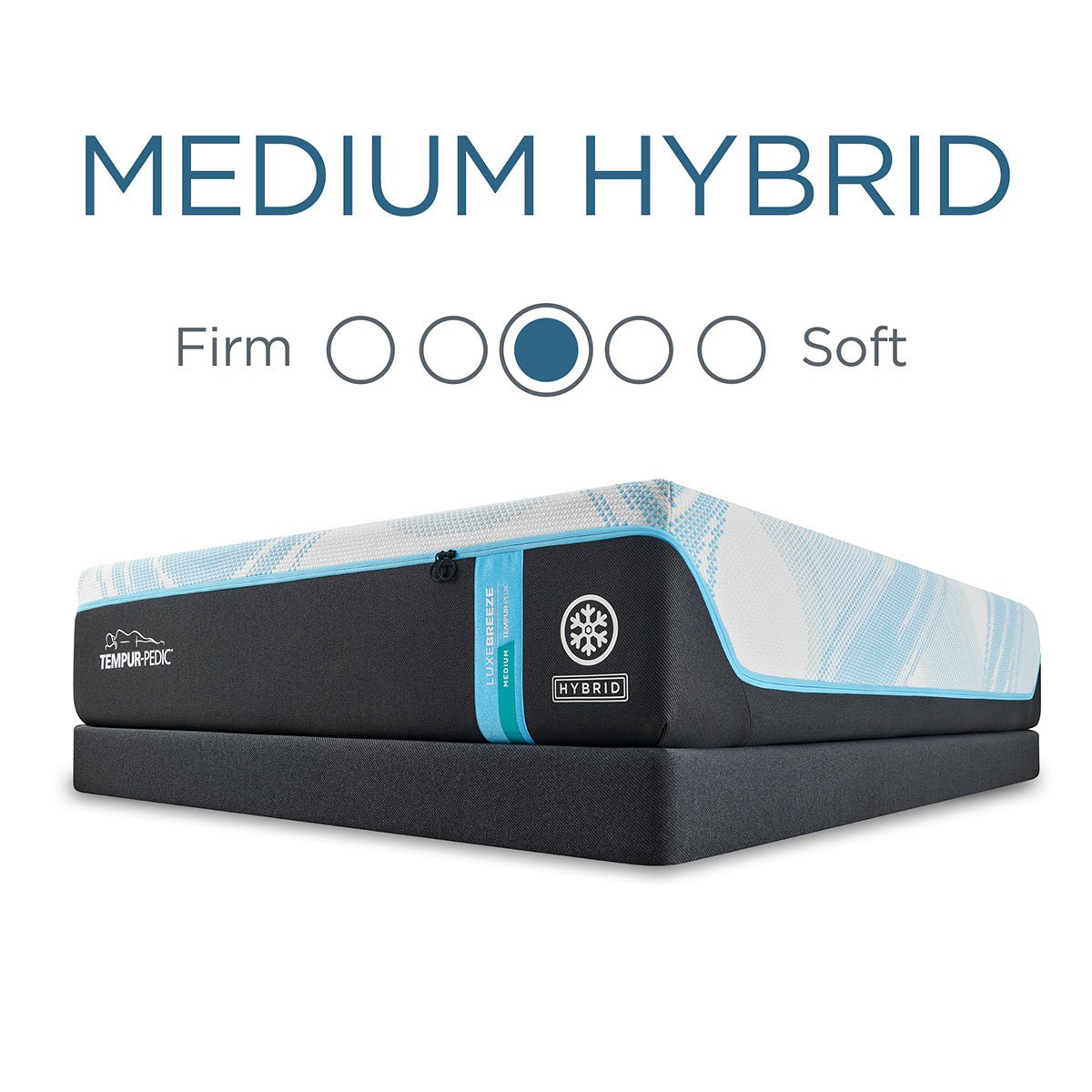 Tempur-Pedic TEMPUR-LuxeBreeze Medium Hybrid 13-Inch Mattress - Prioka