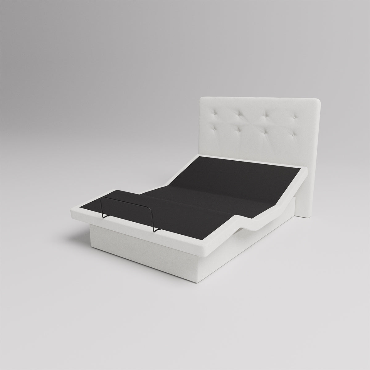 The Dawn House Bed - Adjustable Base Split King Ivory - Floor Model - Prioka