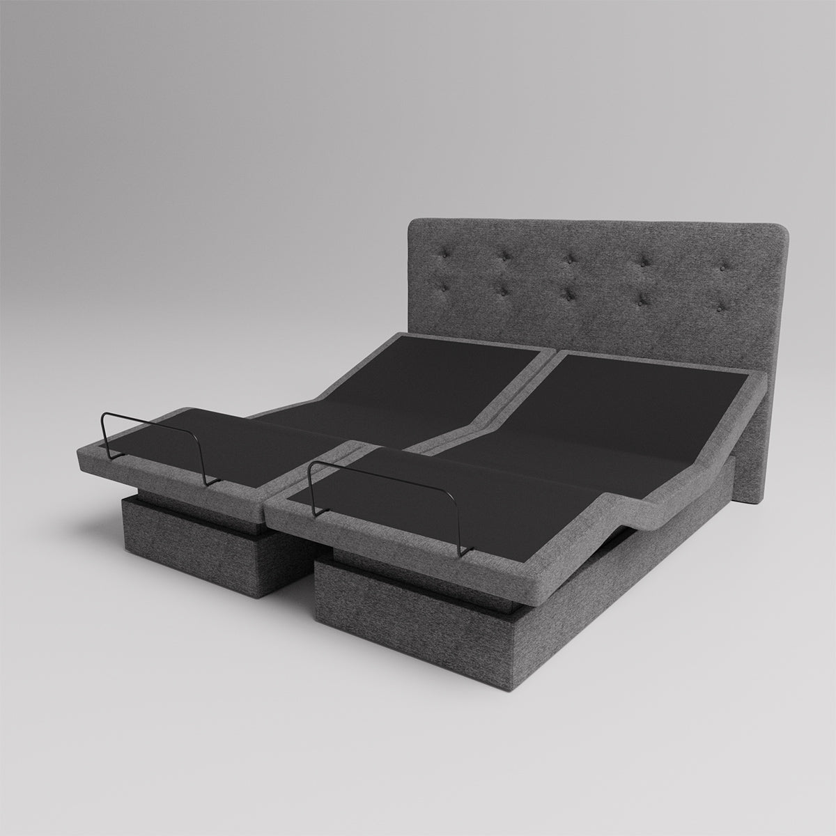 The Dawn House Bed - Adjustable Base Split King Ivory - Floor Model - Prioka