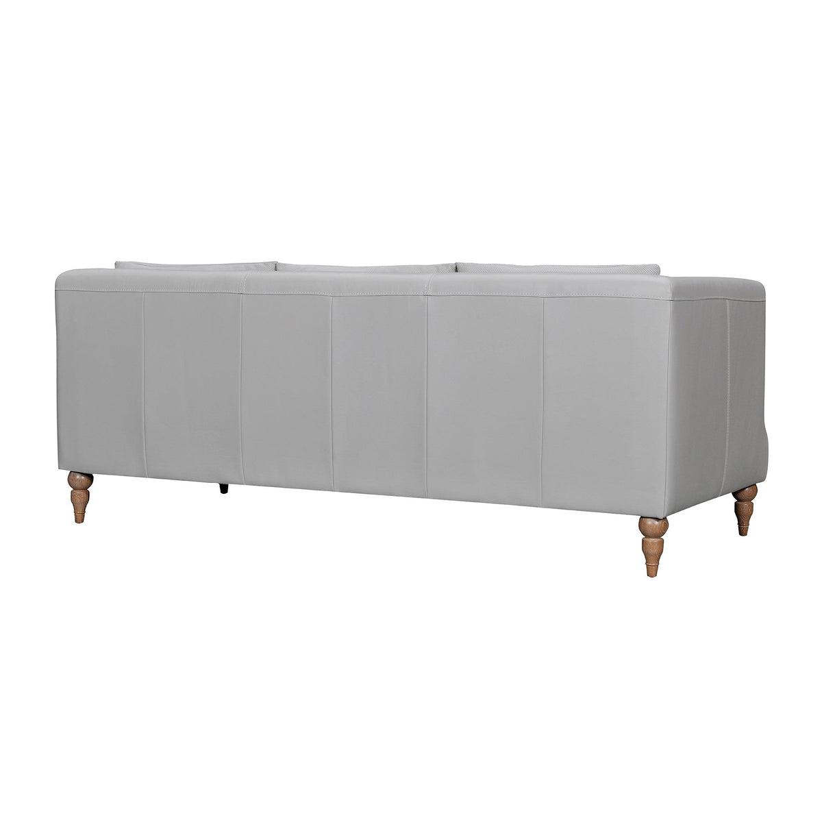 The Ravello – Gray Leather Sofa - Prioka