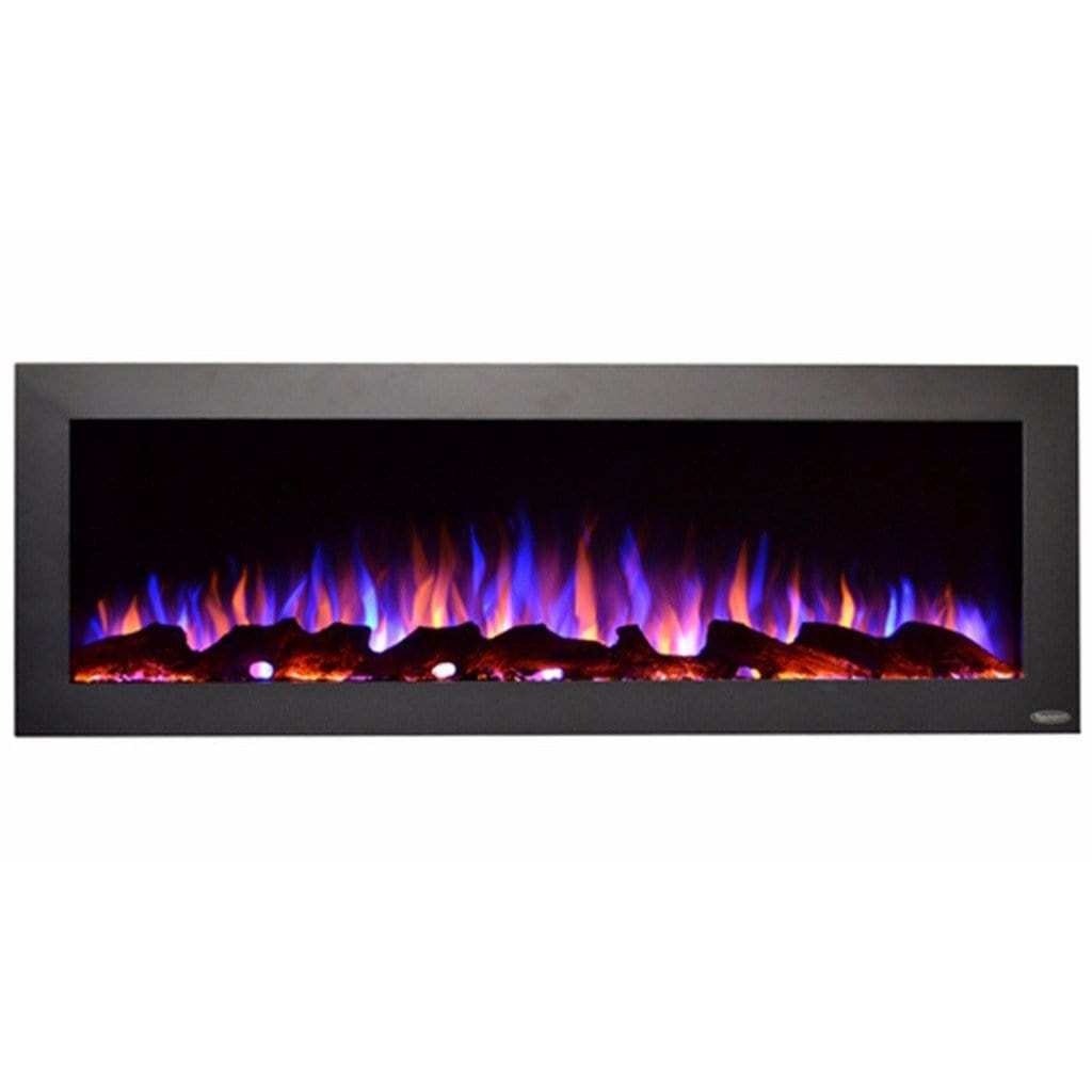The Sideline Outdoor/Indoor 50 Inch Recessed/Wall Mounted Electric Fireplace (No Heat) 80017 - Prioka