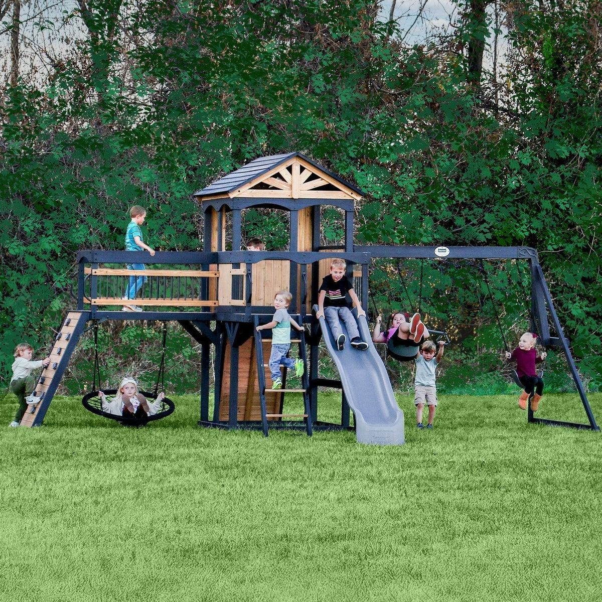 Timber Crossing Swing Set - Prioka
