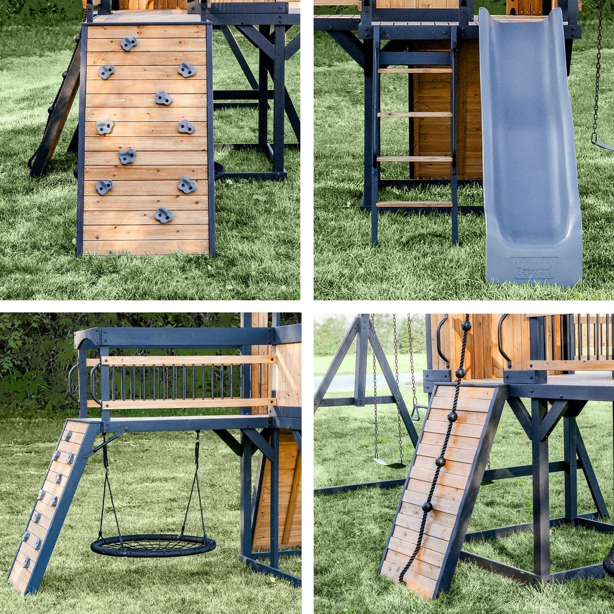 Timber Crossing Swing Set - Prioka