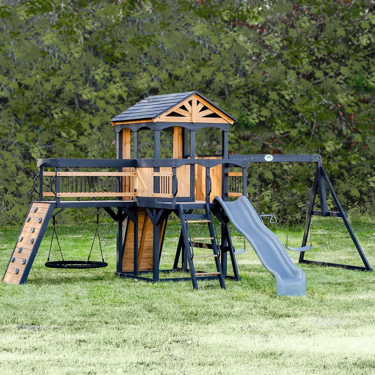 Timber Crossing Swing Set - Prioka