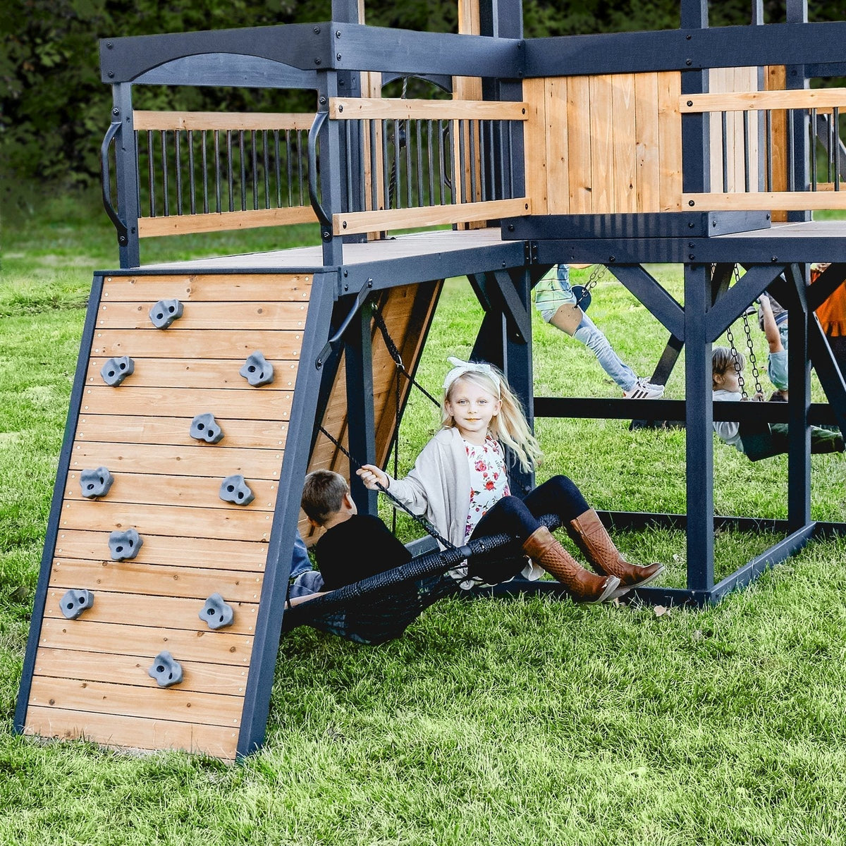 Timber Crossing Swing Set - Prioka