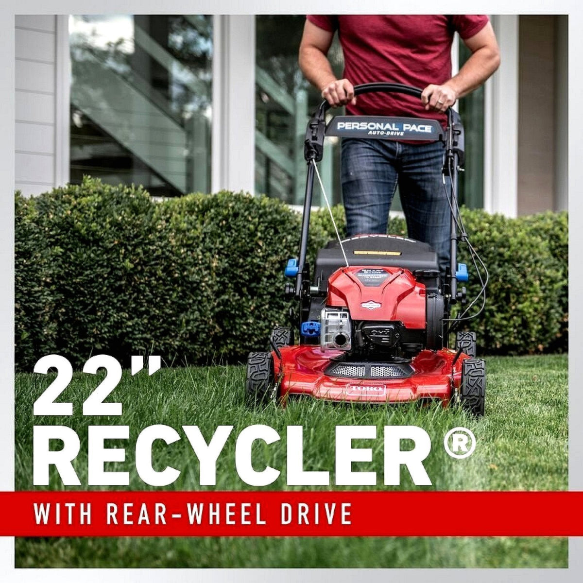 Toro 22″ Recycler Personal Pace Self-Propelled Gas Lawn Mower Model 21462 - Prioka