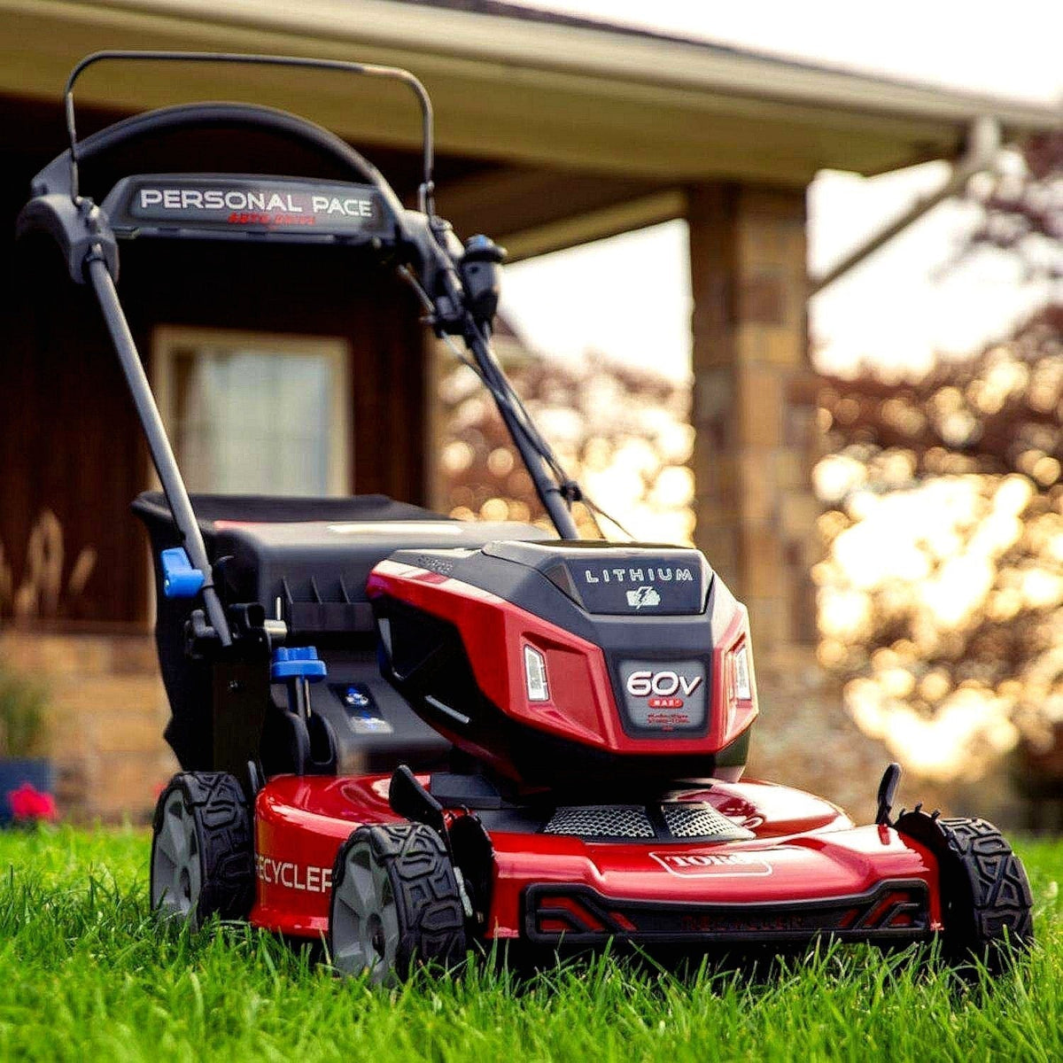 Toro 60V Max 22-inch Recycler Personal Pace SmartStow Lawn Mower with 8.0Ah Battery - Prioka