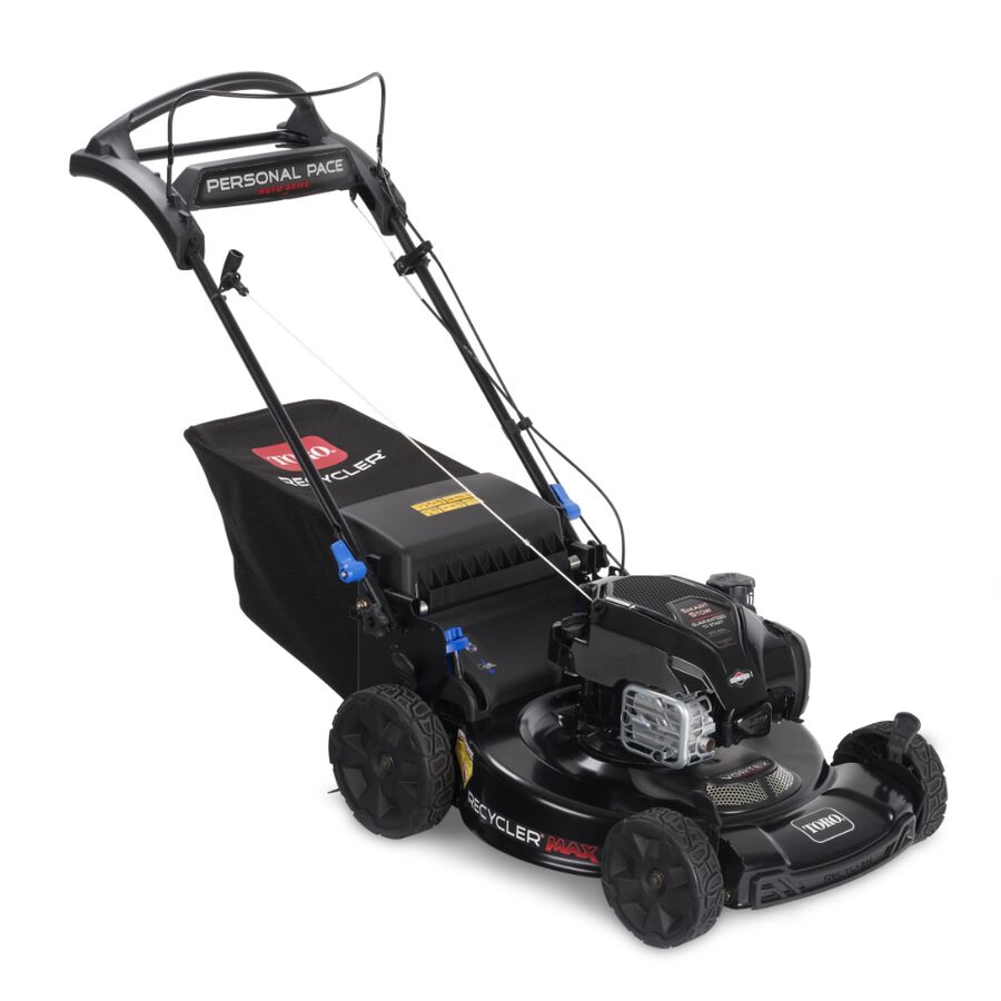 Toro Recycler Max Mower 163cc Briggs Engine Personal Pace with Smart Stow & Spin-Stop (22″) 21486 - Prioka