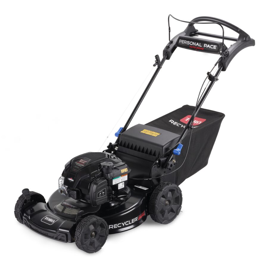 Toro Recycler Max Mower 163cc Briggs Engine Personal Pace with Smart Stow & Spin-Stop (22″) 21486 - Prioka