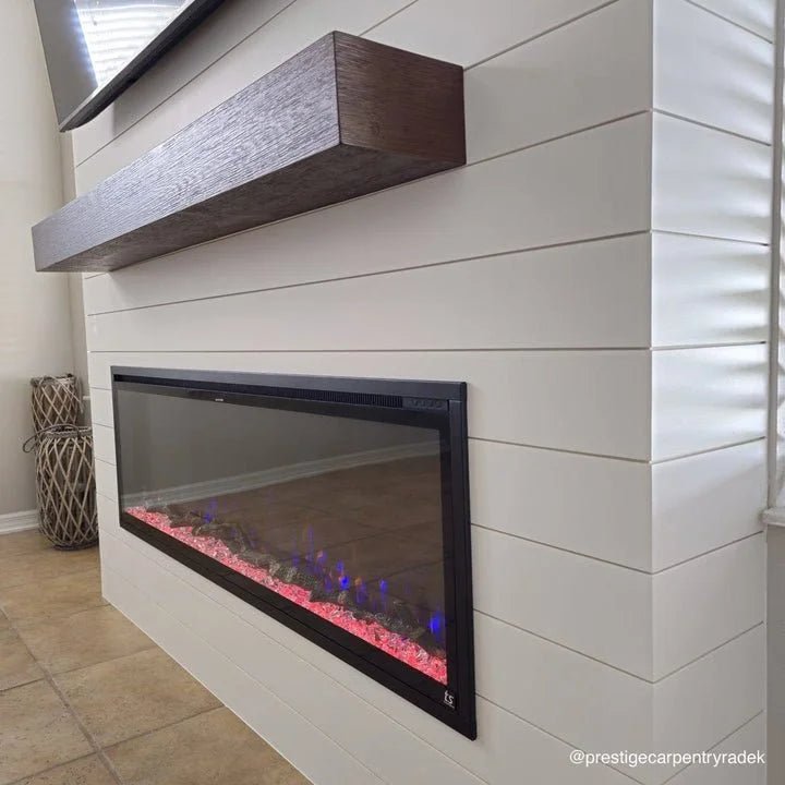 Touchstone Sideline Elite Smart 60″ WiFi-Enabled Recessed Electric Fireplaces. - Prioka