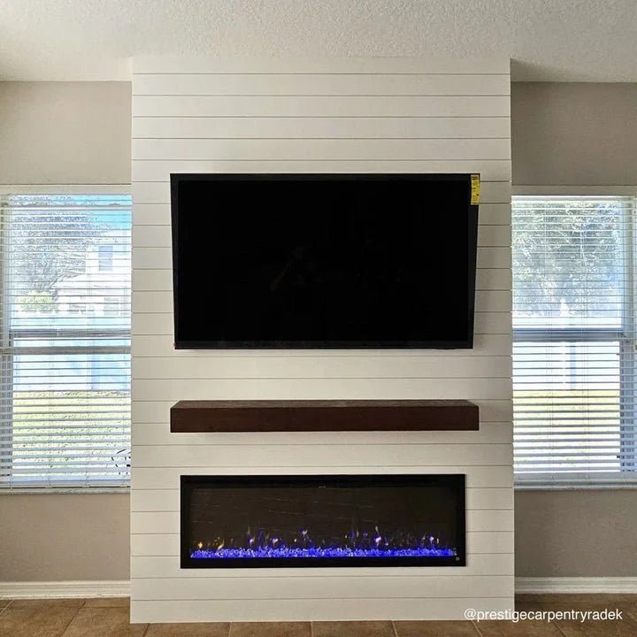 Touchstone Sideline Elite Smart 60″ WiFi-Enabled Recessed Electric Fireplaces. - Prioka
