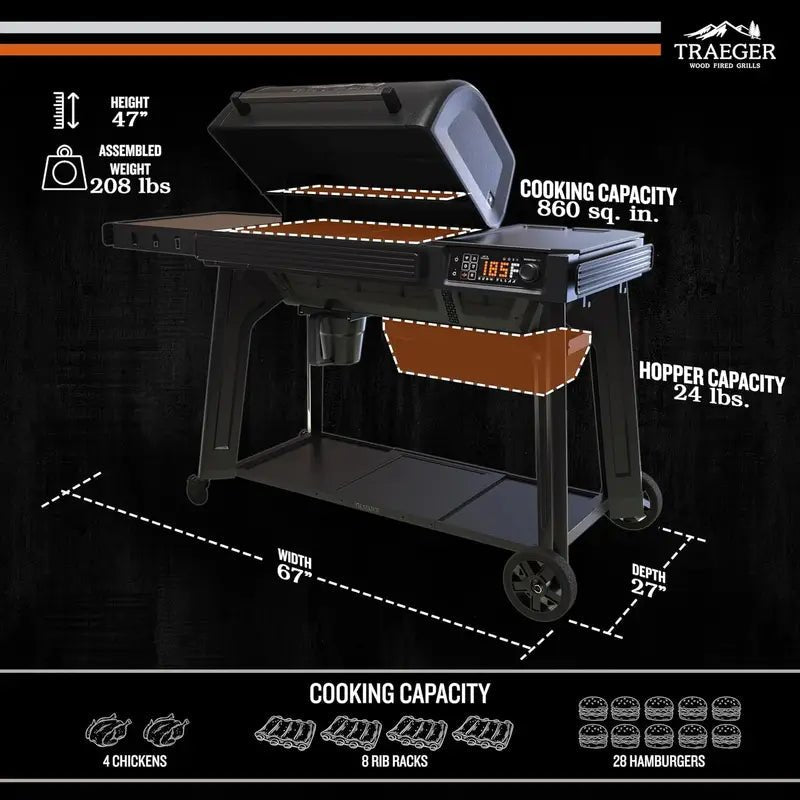 Traeger Ironwood 885 Pellet Grills - Prioka