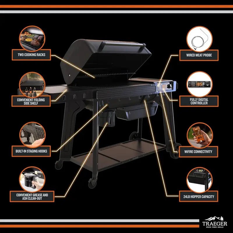 Traeger Woodridge Pro Pellet Grills - Prioka