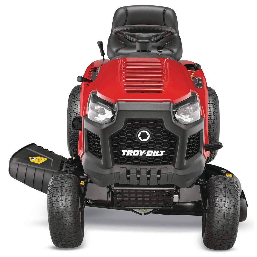 Troy Bilt Bronco 42 in 19 HP Briggs &amp; Stratton Automatic Drive Gas Riding Lawn Tractor with Mow in Reverse - Prioka