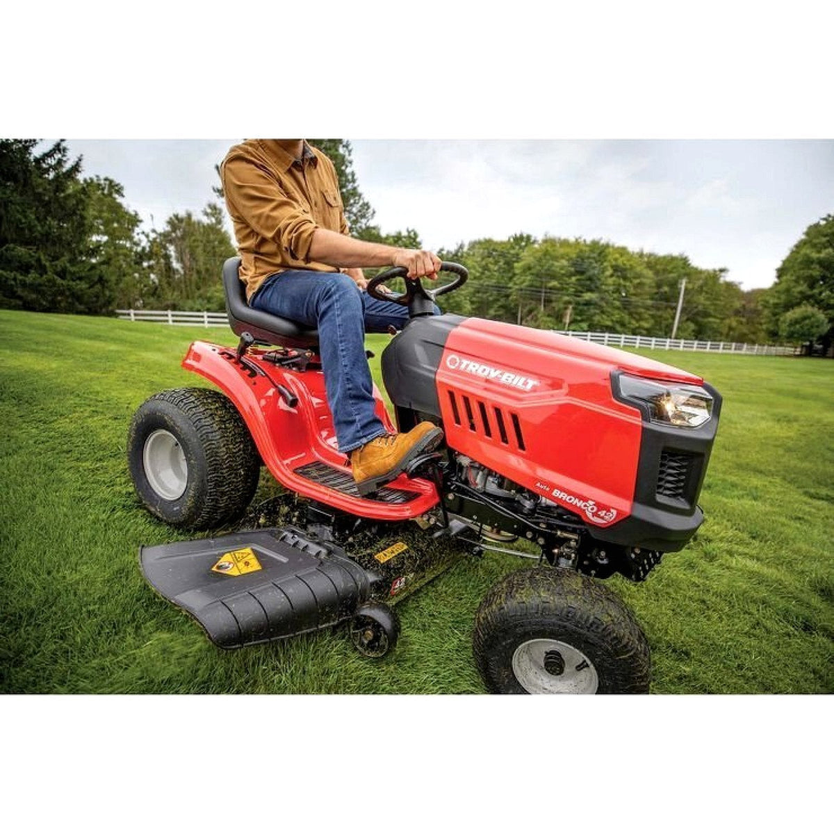 Troy-Bilt Bronco 42″ Riding Lawn Mower - Prioka