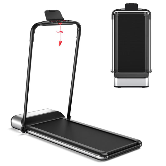 Ultra-Thin Electric Folding Treadmill, Installation-Free Design - Prioka
