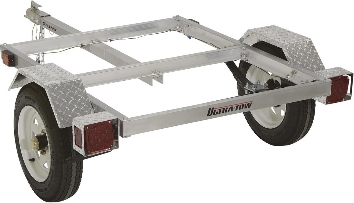 Ultra-Tow 40in. x 48in. Aluminum Utility Trailer Kit – 1060-Lb. Load Capacity - Prioka