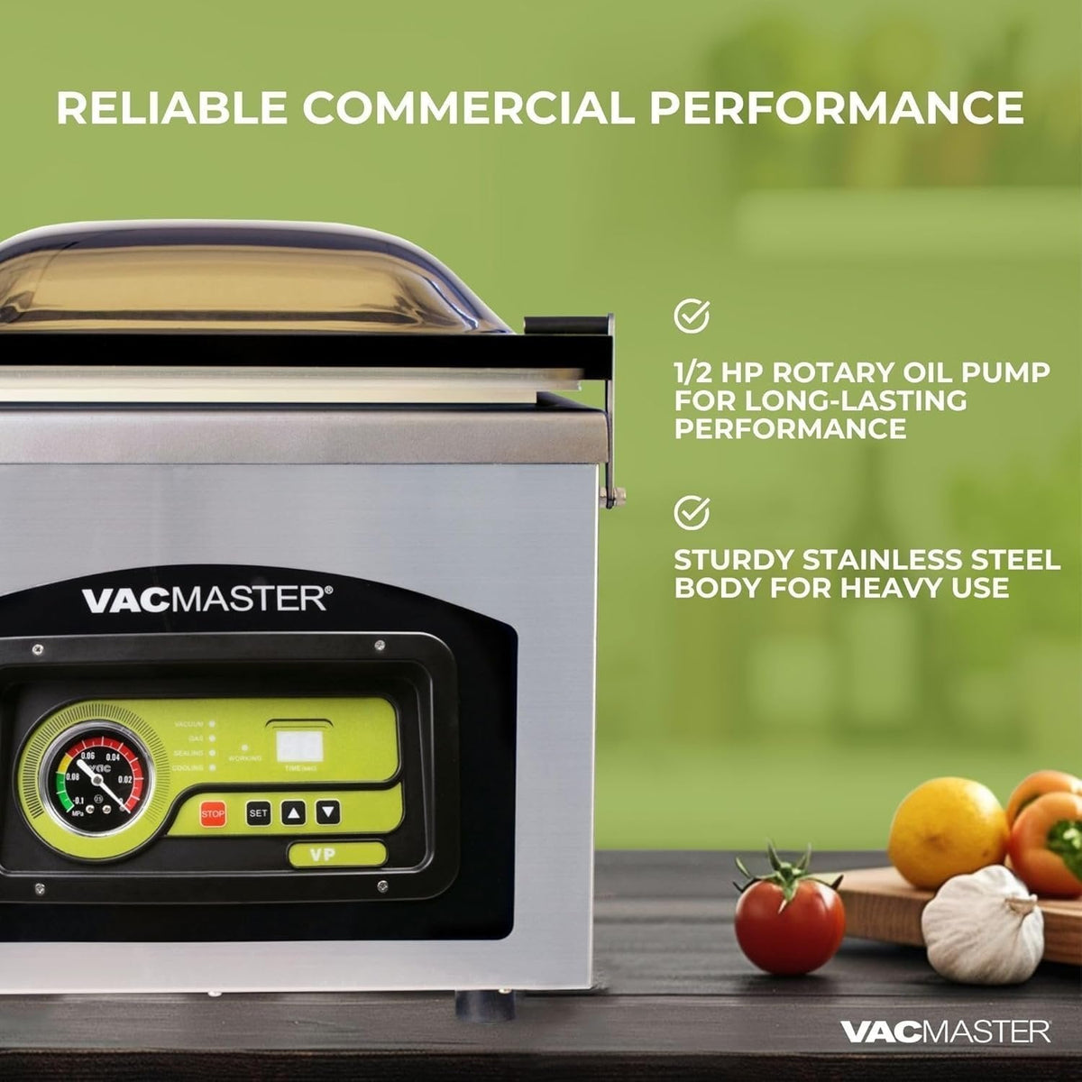 Vacmaster VP230 Chamber Vacuum Sealer - Prioka