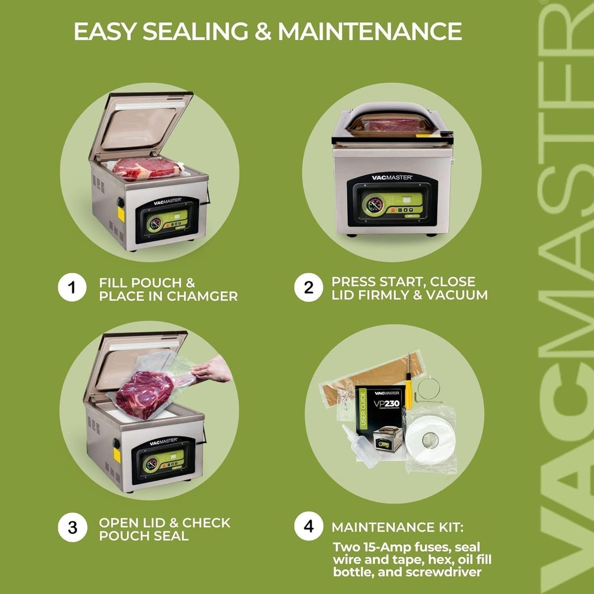 Vacmaster VP230 Chamber Vacuum Sealer - Prioka