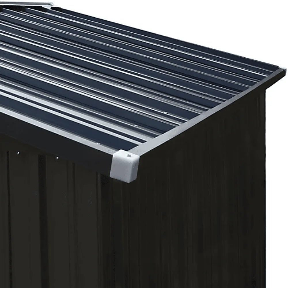Veikous 8 x 12 Foot Outdoor Storage Shed with Lockable Door and Vents - Prioka