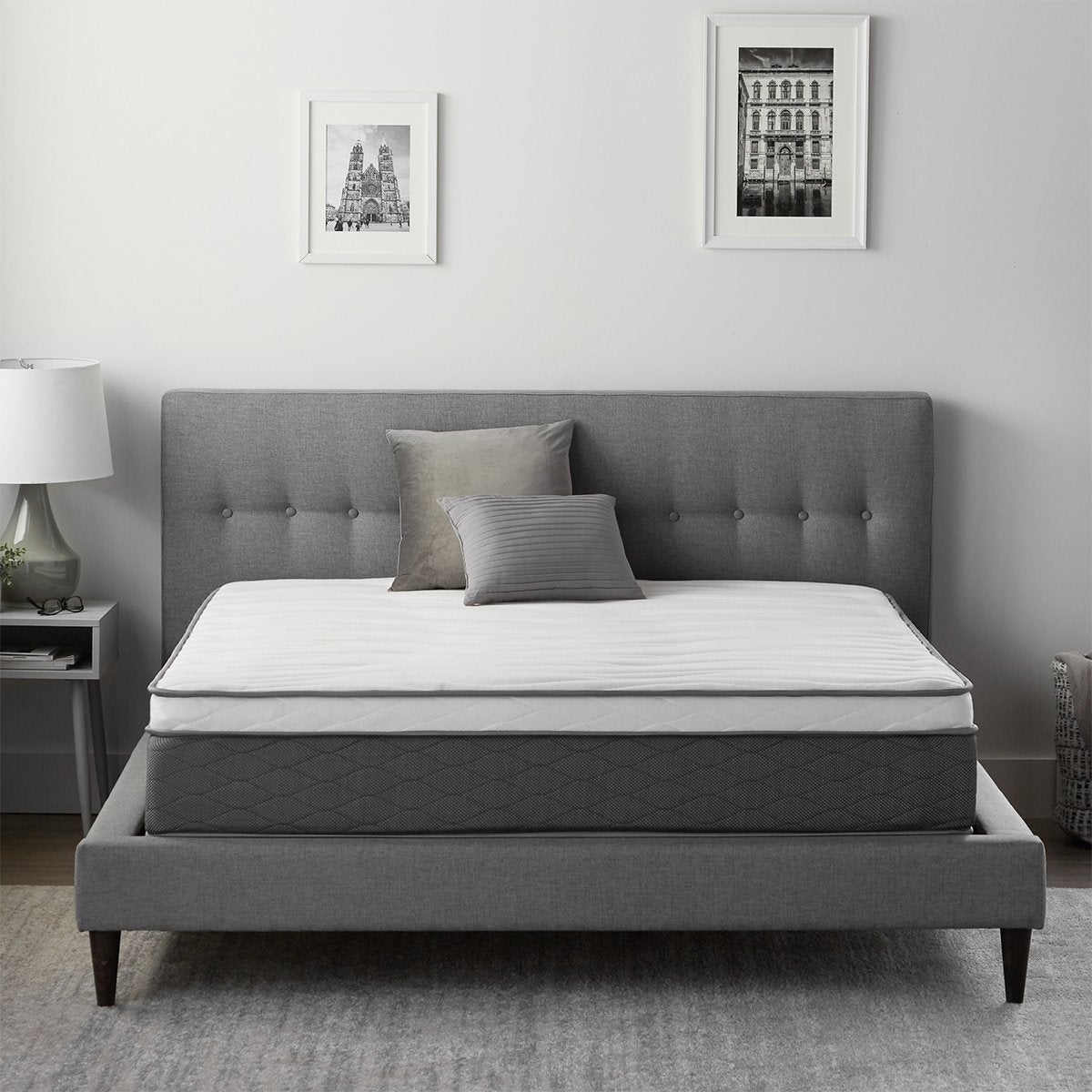 Weekender 12" Euro Top Plush Hybrid Mattress - Prioka