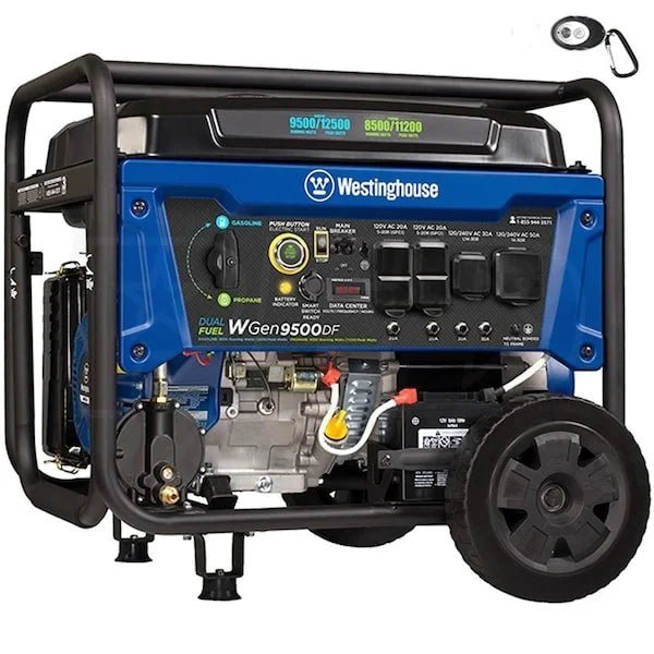Westinghouse 12,500/9,500-Watt Tri-Fuel Portable EFI Generators. - Prioka