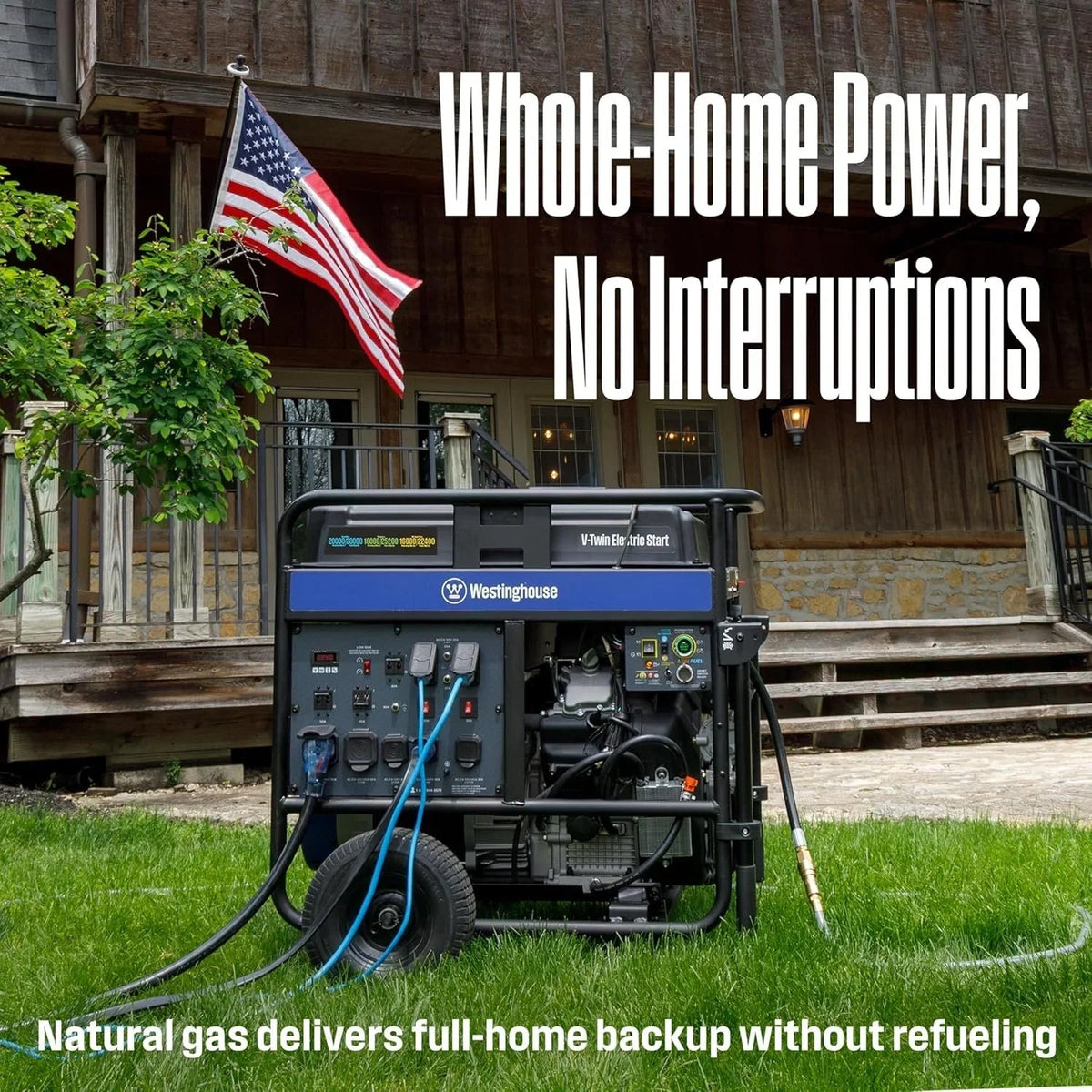 Westinghouse 28,000/20.000-Watt Tri-Fuel Portable Generators. - Prioka