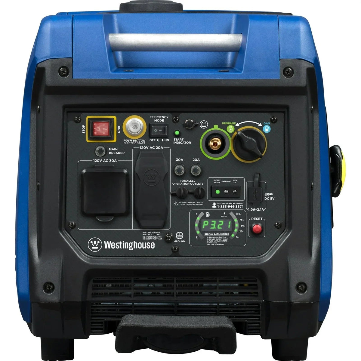 Westinghouse 5,000-Watt Dual-Fuel Portable Inverter Generators. - Prioka
